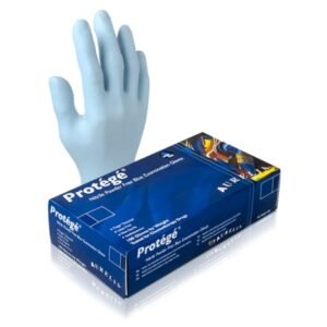 Protege, Powder Free, Nitrile, Gloves, Sky Blue, 93995, 93996, 93997, 93998, 93999