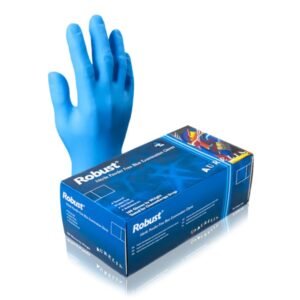 Robust, Powder Free, Nitrile, Gloves, Blue, 93895, 93896, 93897, 93898, 93899