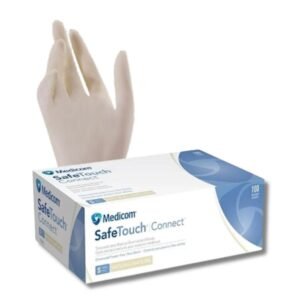 SafeTouch Connect gloves, white, 100 per box, 1124A, 1124B, 1124C, 1124D, 1124E