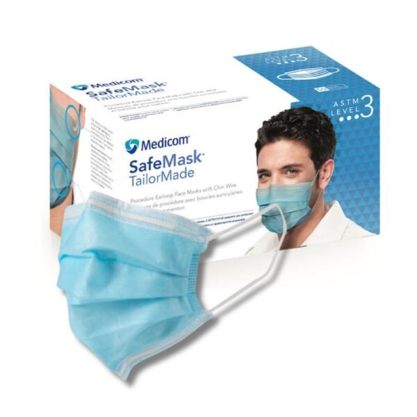 Medicom® SafeMask® TailorMade™ Procedure Earloop Face Mask